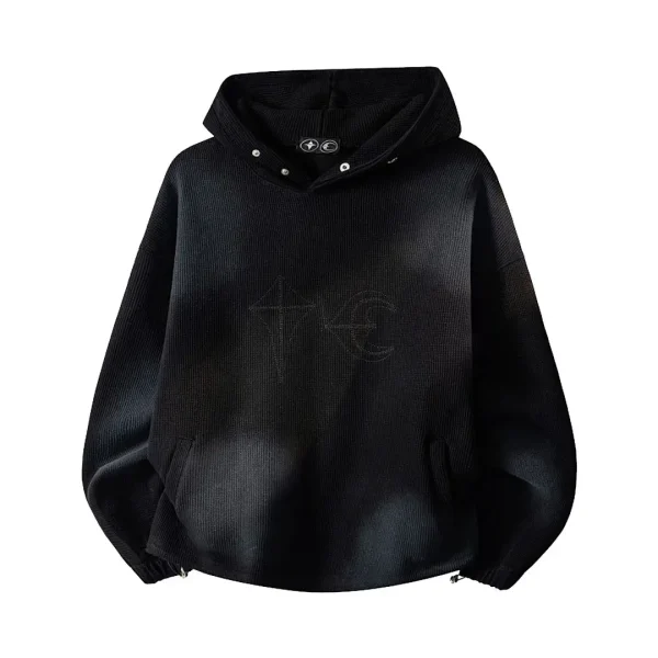 Thug Club – TC Sprayed Terry Hoodie in Black