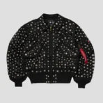 Front view of THUG CLUB X ALPHA CWU 45/P Flight Jacket