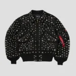 Front view of THUG CLUB X ALPHA CWU 45/P Flight Jacket