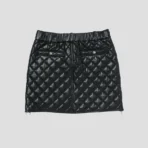 Thug Club Angel Quilted Short Skirt Back