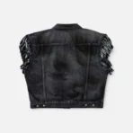 Thug Club Angels Denim Vest Back