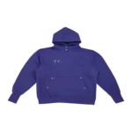 Front view of Thug Club Armor Purple Hoodie with premium oversized streetwear design