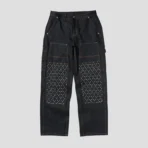 Front view of Thug Club Bangel Studded Work Pant with metal stud detailing
