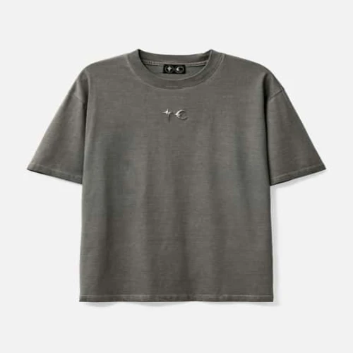 Thug Club Basic Grey T-Shirt Front view of Thug Club Basic Grey T-Shirt