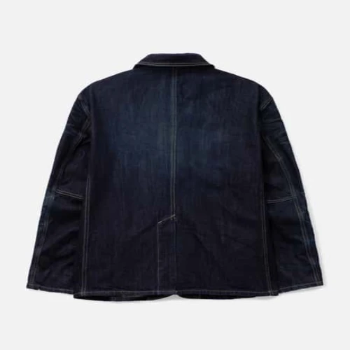 Thug Club Blue Denim Blazer Back