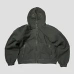 Front view of Thug Club Bulk Shoulder Gladiator Zip-Up Hoodie
