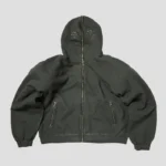 Front view of Thug Club Bulk Shoulder Gladiator Zip-Up Hoodie