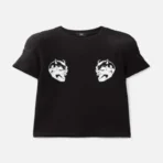 Front view of Thug Club Bulk Shoulder Waffle T-Shirt