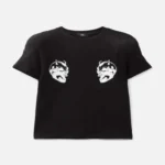 Front view of Thug Club Bulk Shoulder Waffle T-Shirt