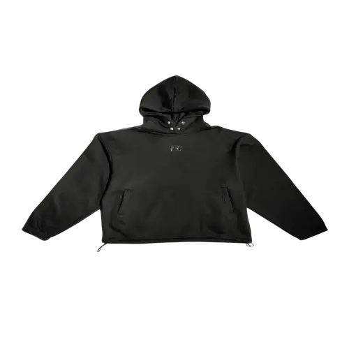 Front view of Thug Club Color Emblem Sweatshirt Hoodie featuring colorful emblem graphics