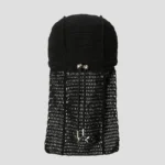Front view of Thug Club Destroyed Crochet Tail Hat