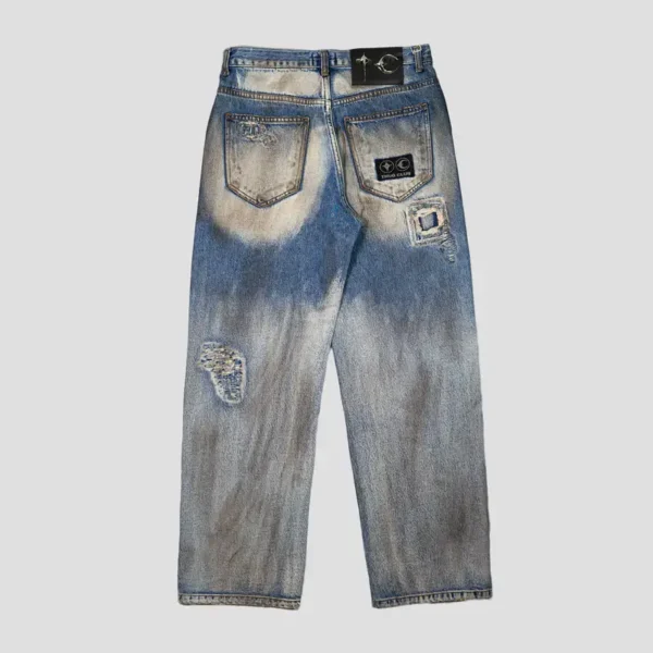 Thug Club Distressed Denim Jeans Back