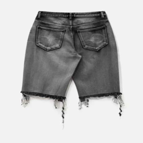 Thug Club Double Knee Denim Shorts Back