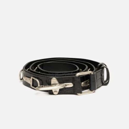 Thug Club Fullmetal Alchemist Black Belt Front view of Thug Club Fullmetal Alchemist Black Belt