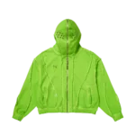 Front view of Thug Club Gladiator Neon Green Hoodie featuring vibrant neon green color
