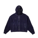 Front view of Thug Club Gladiator Purple Hoodie with bold streetwear design