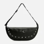 Front view of Thug Club Goat Skin Dragon Messenger Bag