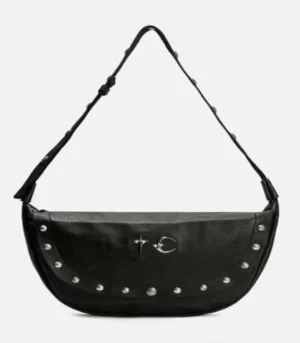 Front view of Thug Club Goat Skin Dragon Messenger Bag
