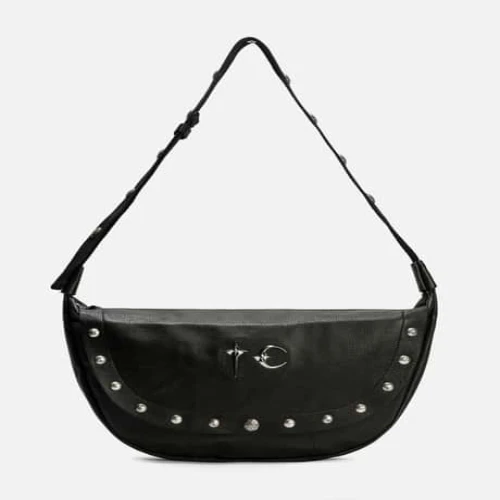 Front view of Thug Club Goat Skin Dragon Messenger Bag