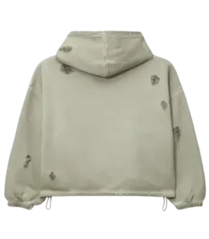 Thug Club Hoof Hoodie Sage Grey Back