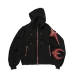 Front view of Thug Club New Rock Zip-Up Hoodie