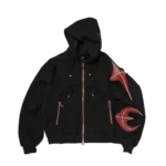 Front view of Thug Club New Rock Zip-Up Hoodie