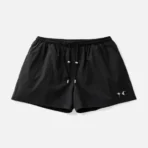 Front view of Thug Club Riding Skull Hybrid Shorts