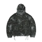Thug Club Sprayed Camo flag Rock Hoodie Back