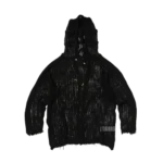 Thug Club TC Line Mesh Knit Hoodie (Black)