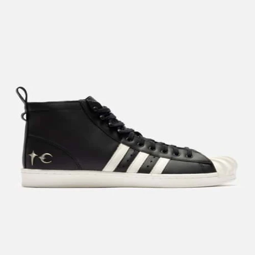 Thug Club X Adidas Originals Superstar Black Boot Luxe Side