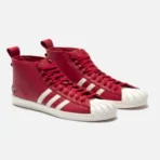 Front view of Thug Club X Adidas Originals Superstar Boot Luxe