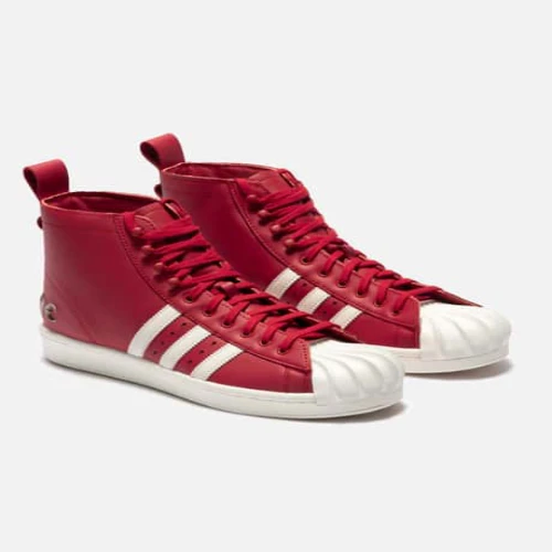 Front view of Thug Club X Adidas Originals Superstar Boot Luxe